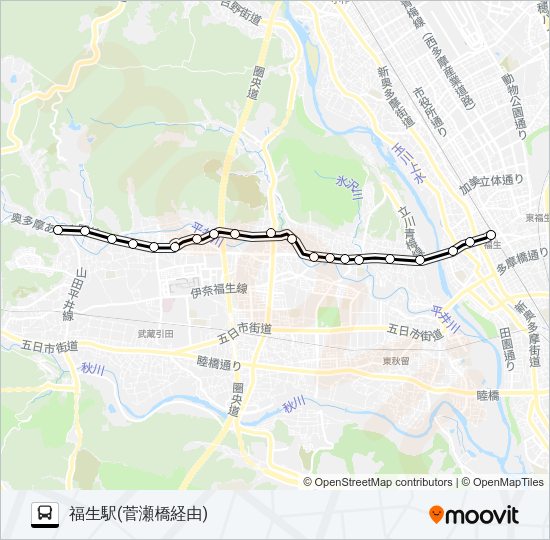 五32 Bus Line Map