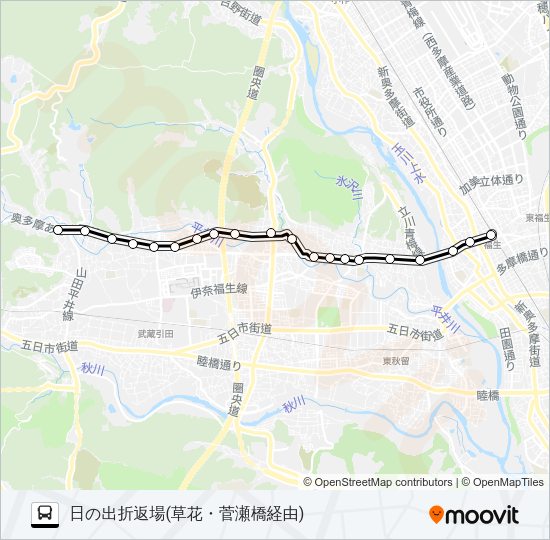 五32 Bus Line Map