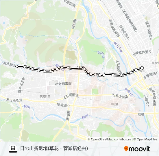 五32 Bus Line Map
