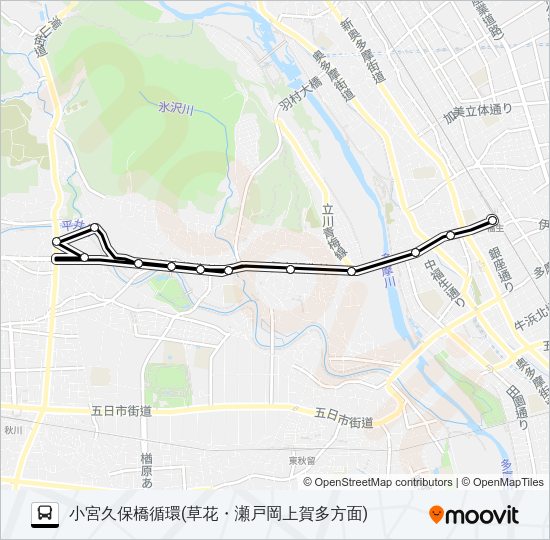 五33 Bus Line Map