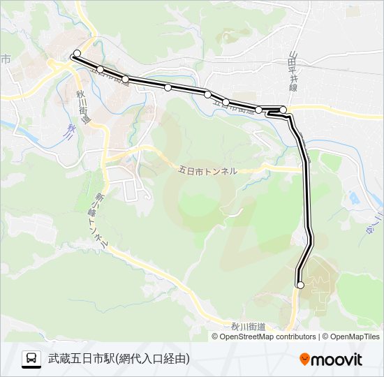五36 Bus Line Map