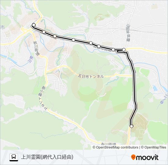 五36 Bus Line Map
