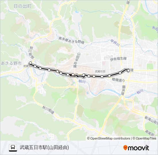 五37 Bus Line Map
