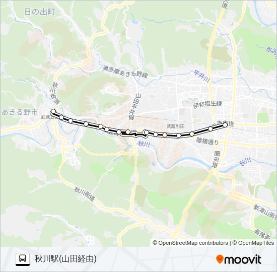 五37 Bus Line Map
