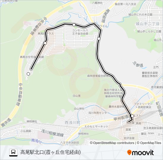 住01 Bus Line Map