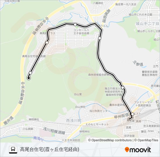 住01 Bus Line Map