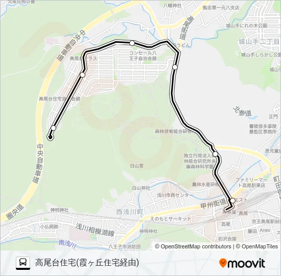 住01 Bus Line Map