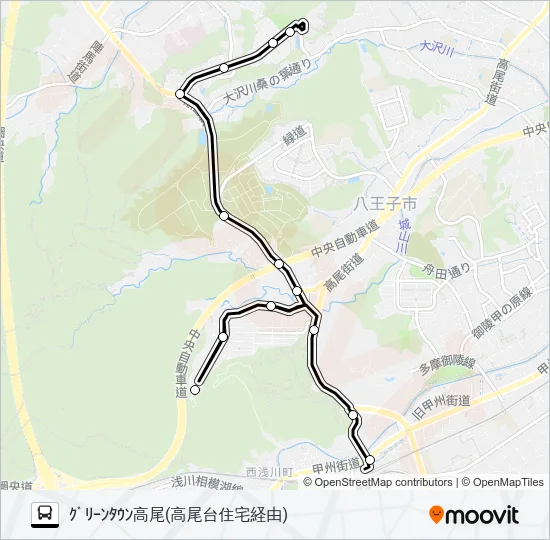 住02 バスの路線図