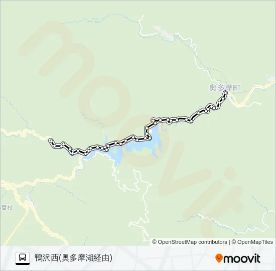 奥09 バスの路線図