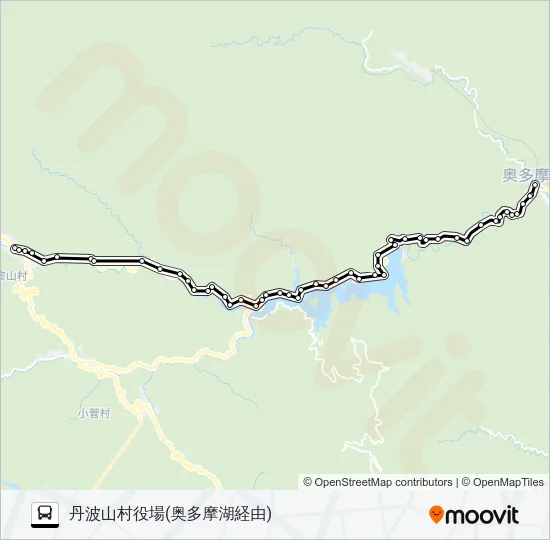 奥10 バスの路線図