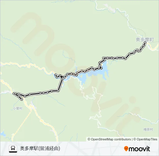奥12 バスの路線図