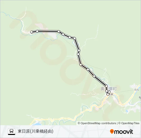 奥21 Bus Line Map