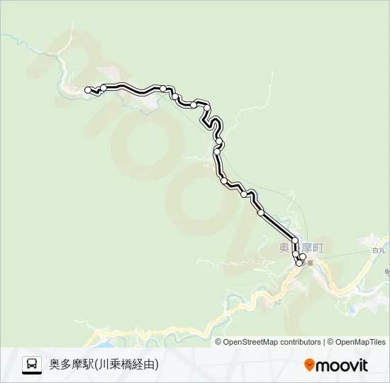 奥21 Bus Line Map