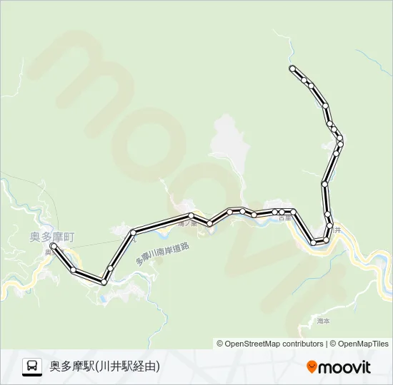 奥31 バスの路線図