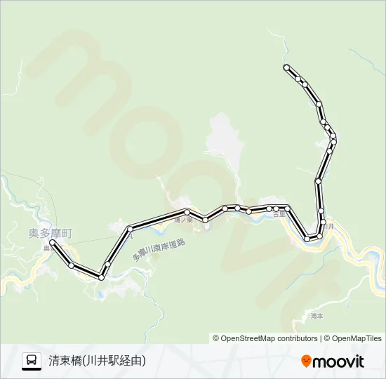 奥31 バスの路線図