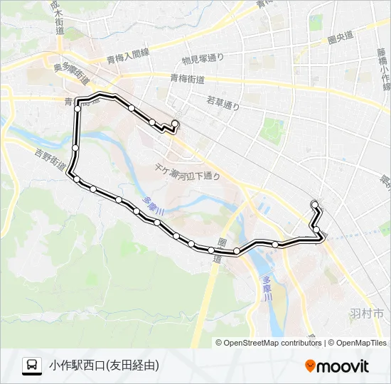 小05 バスの路線図