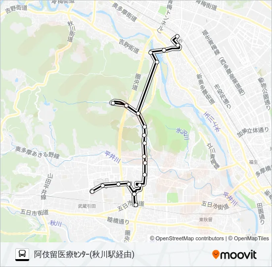 小07 バスの路線図