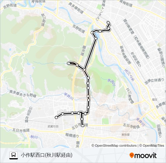 小07 Bus Line Map