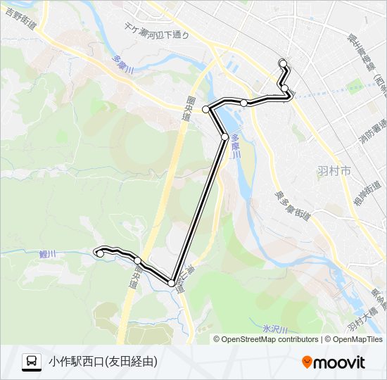 小13 Bus Line Map