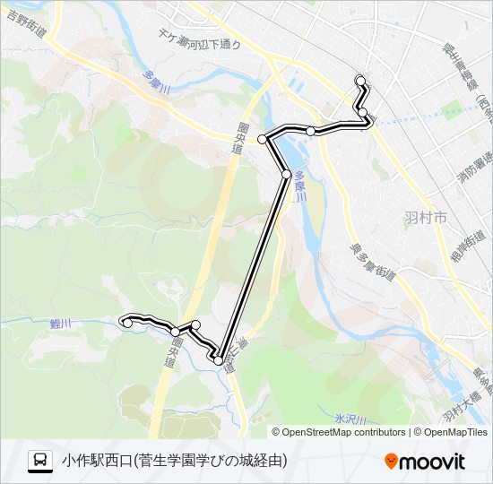 小14 Bus Line Map