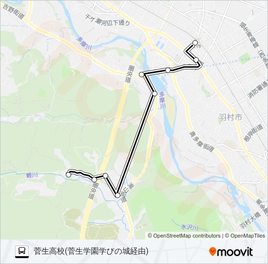 小14 Bus Line Map
