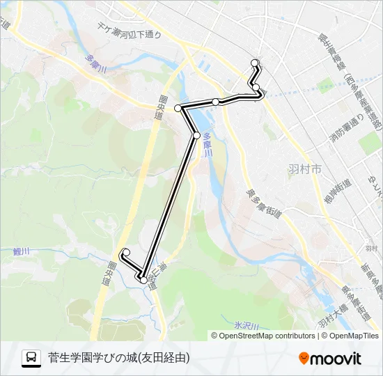 小15 バスの路線図