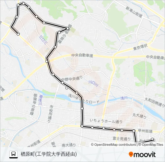 工01 Bus Line Map
