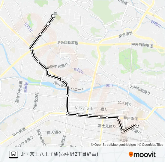 工02 Bus Line Map