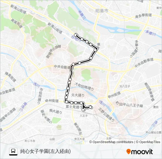左01 Bus Line Map