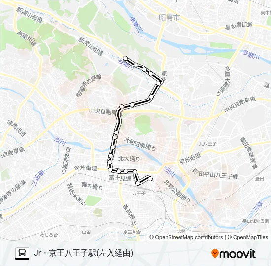 左01 Bus Line Map