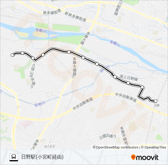日21 Bus Line Map