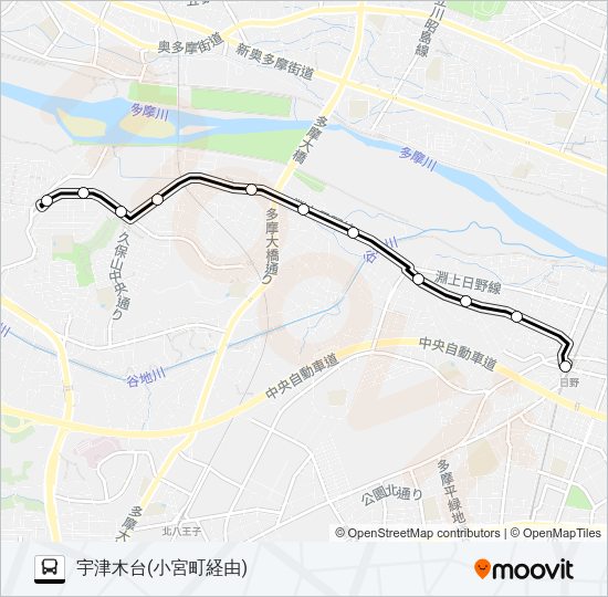 日21 Bus Line Map
