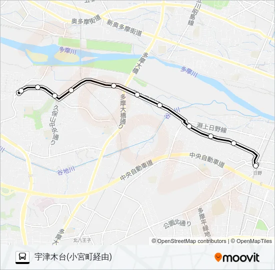 日21 Bus Line Map