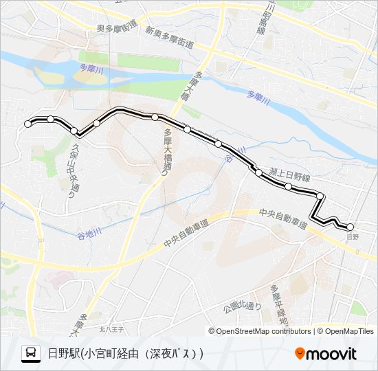 日21 Bus Line Map