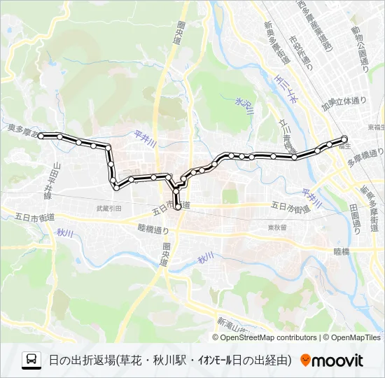 福22 Bus Line Map
