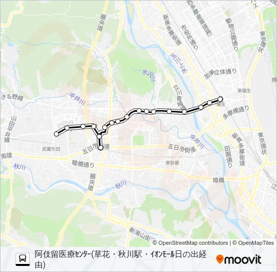 福23 Bus Line Map