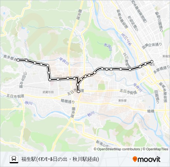 福26 Bus Line Map