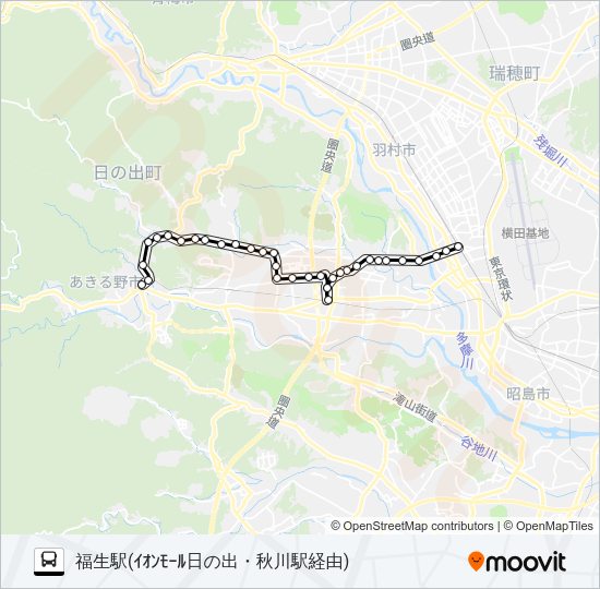 福28 Bus Line Map