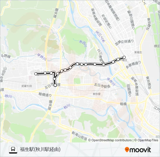 福29 Bus Line Map