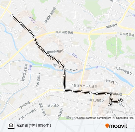 秋01 Bus Line Map