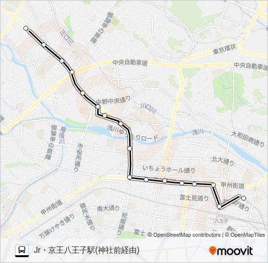 秋01 Bus Line Map