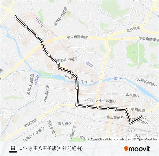秋01 Bus Line Map
