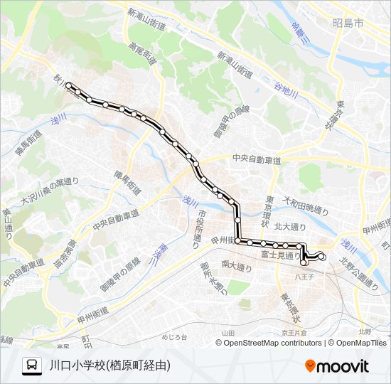 秋02 Bus Line Map