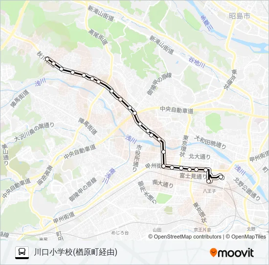 秋02 バスの路線図