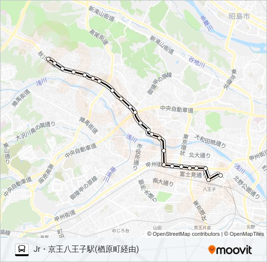 秋02 Bus Line Map