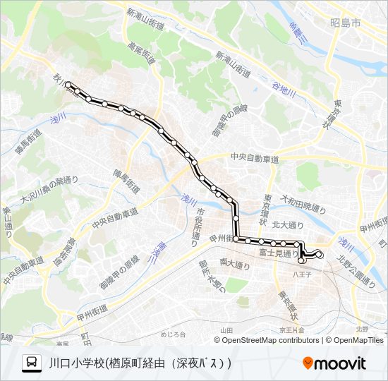 秋02 Bus Line Map