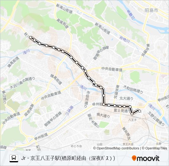 秋02 Bus Line Map