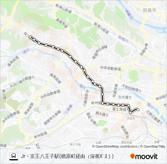 秋02 Bus Line Map