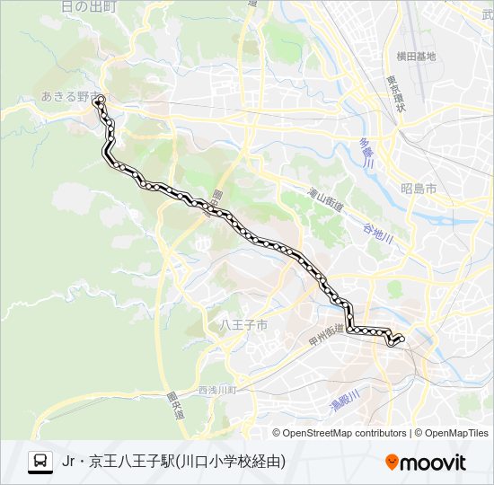 秋04 Bus Line Map