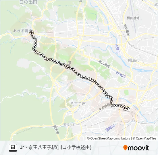 秋04 Bus Line Map